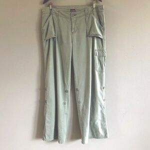 Y2K Tilt Pants Wide Leg Big Pocket Large 13 Convertible Baggy 100% Cotton Skater